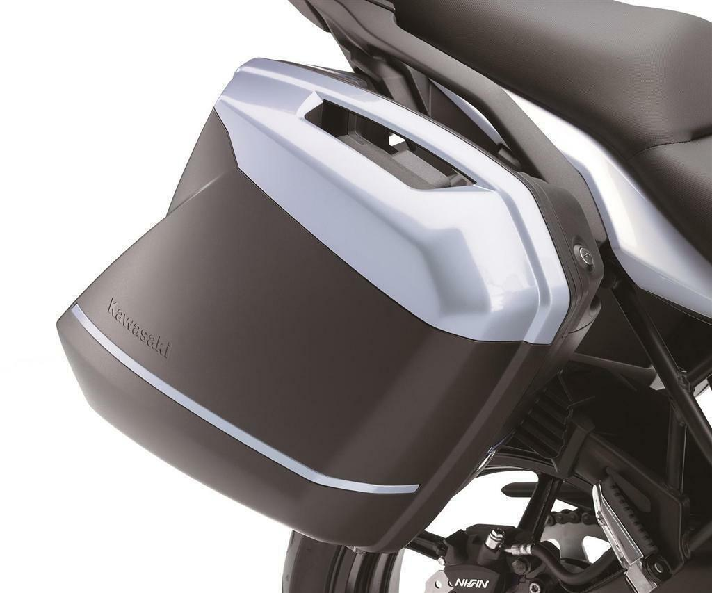 Zijkoffer Kleurstrip Set, Metallic Phantom Silver (GU)