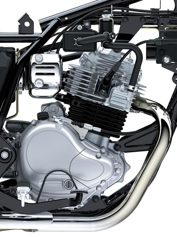 Luchtgekoelde Motorontwerp in Vintage Stijl