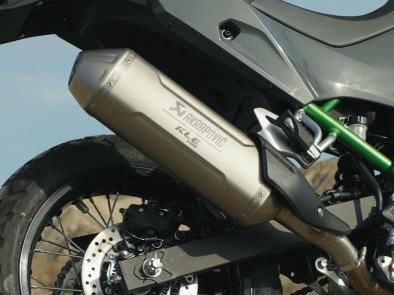 Titanium Akrapovic Rally Uitlaat (KLE500)