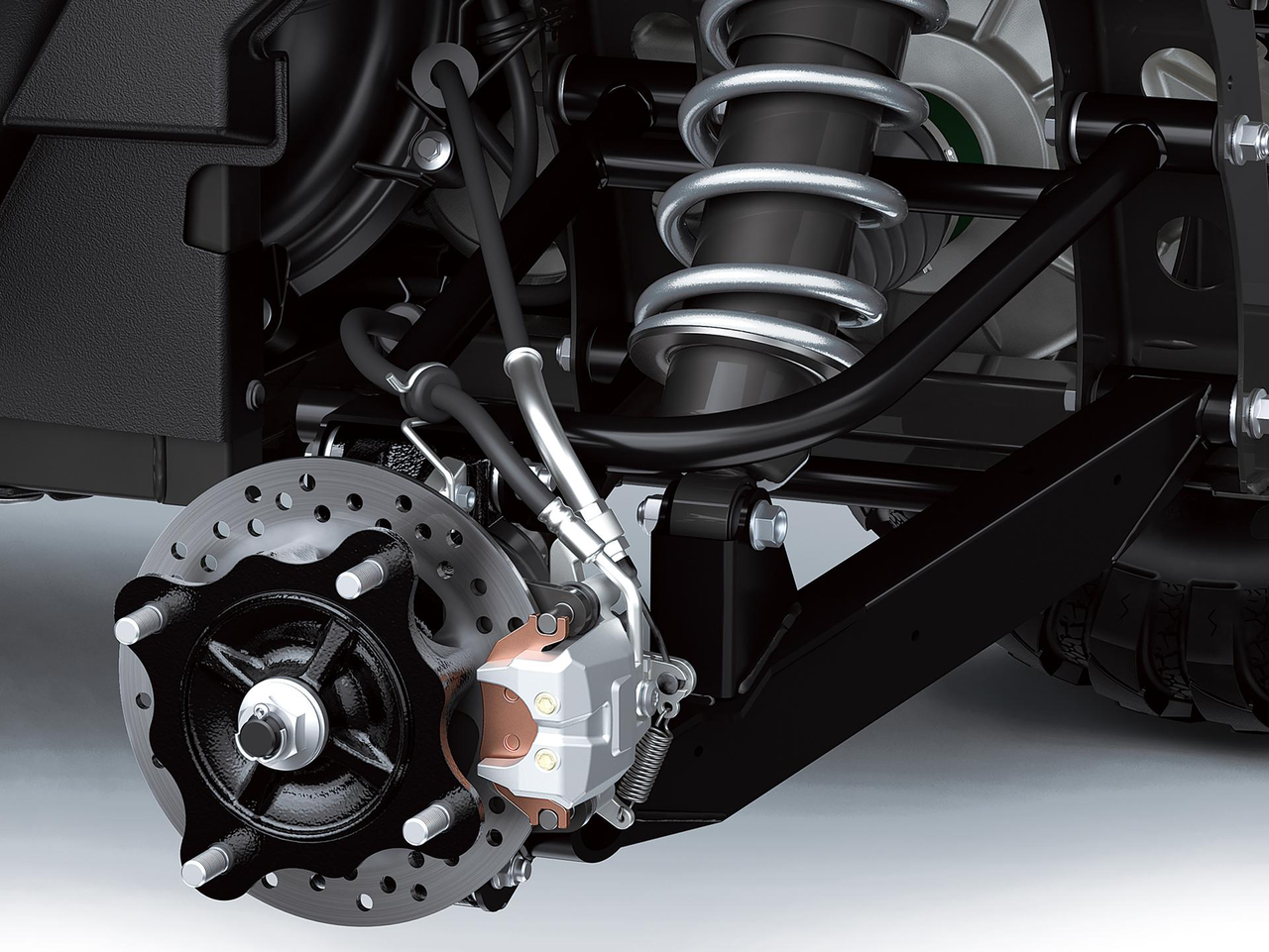 Dubbele Wishbone Vering met Lange Veerweg