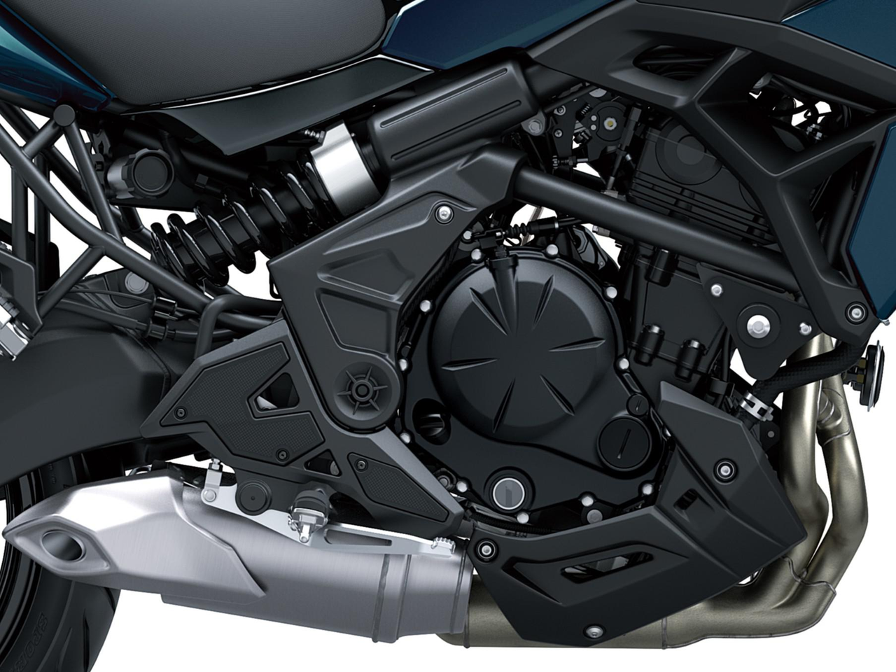 649cc Parallel Twin Motorblok