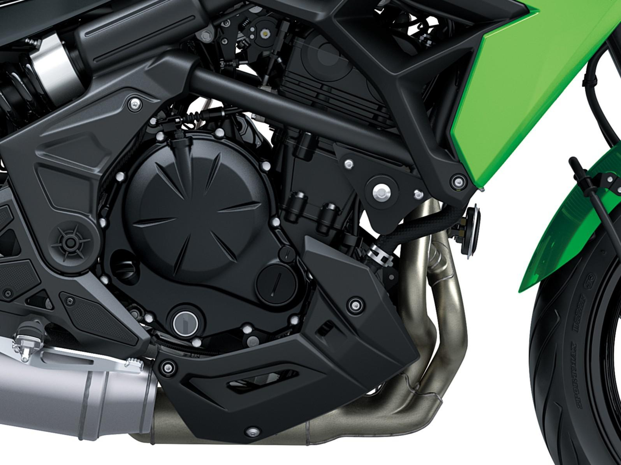 649cc Parallel Twin Motorblok